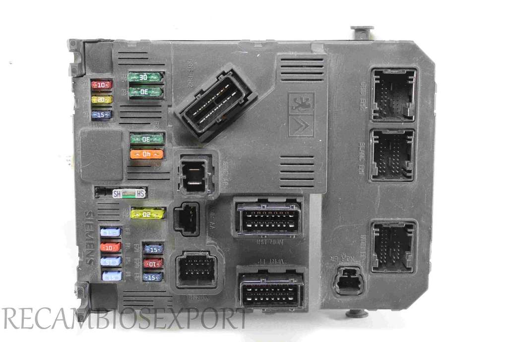 Caja de fusibles Citroen C4 Peugeot 307 9660105980 96 601 059 80 BSI 2004 H05-01 - foto 1