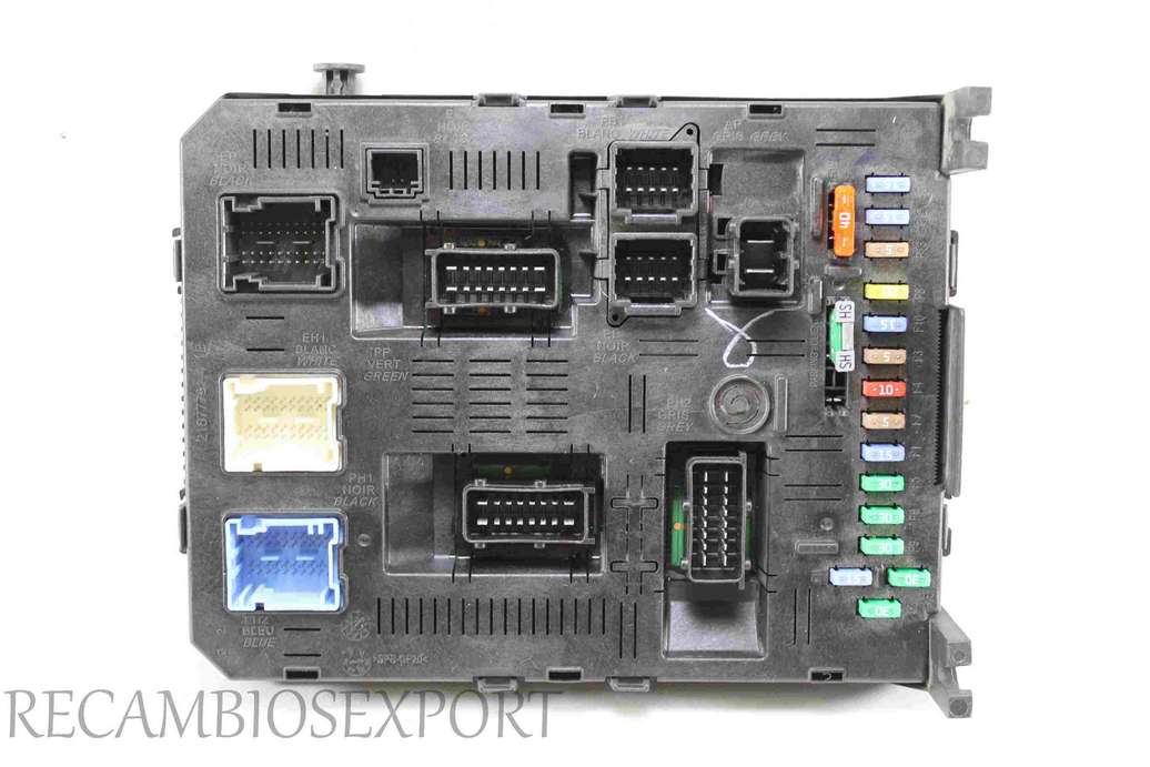 Caja de fusibles Citroen C4 Peugeot 307 9660105980 96 601 059 80 BSI 2004 H05-01 - foto 2