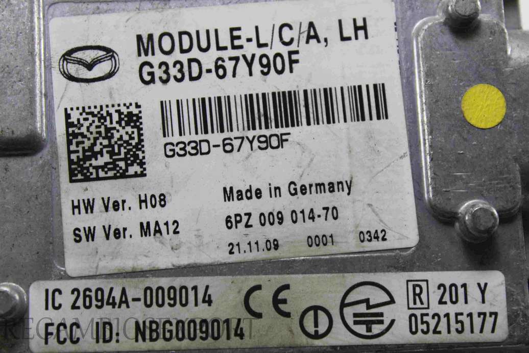 Centralita del motor MAZDA RX-8 G33D67Y90F G33D-67Y90F 6PZ00901470 6PZ 009 014-70 - foto 3