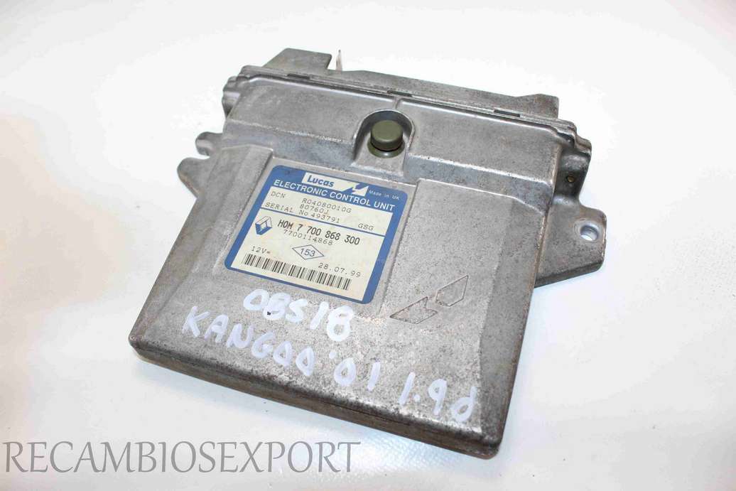 Centralita del motor Renault Kangoo Rapid HOM7700868300 7700868300 7700114868 R04080010G - foto 1