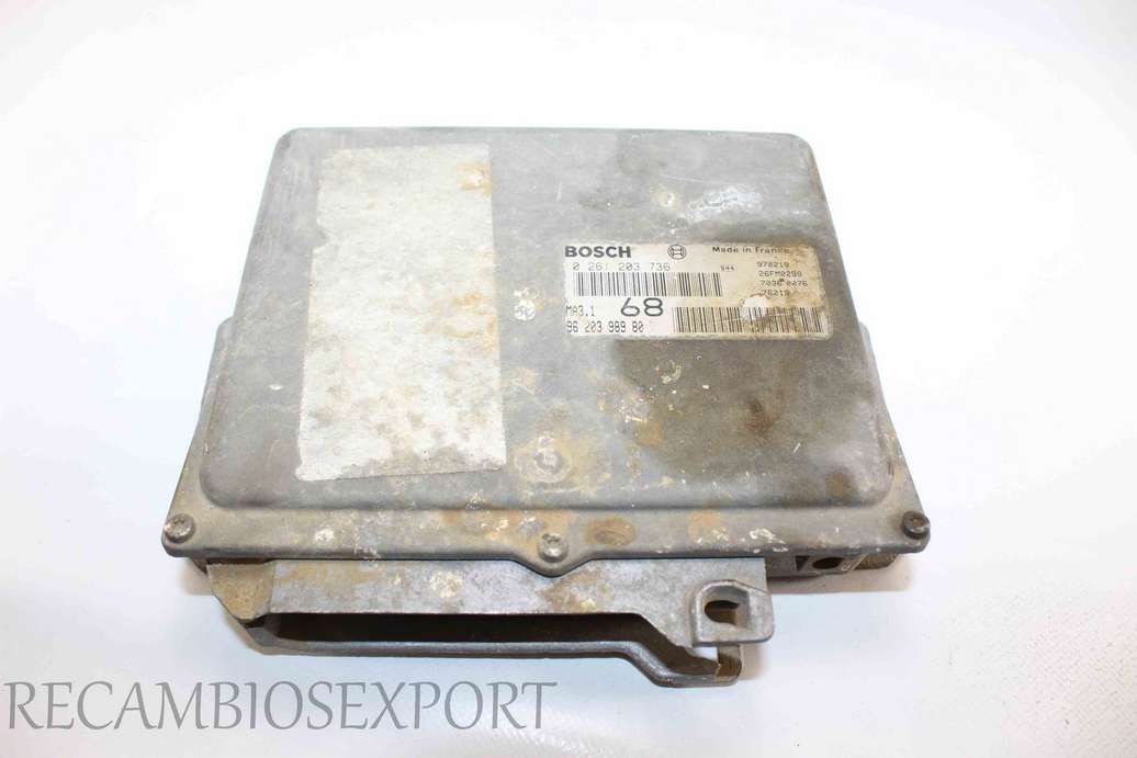 Centralita del motor Peugeot Citroen 9620398980 96 203 989 80 Bosch 0261203736 0 261 203 736 - foto 1