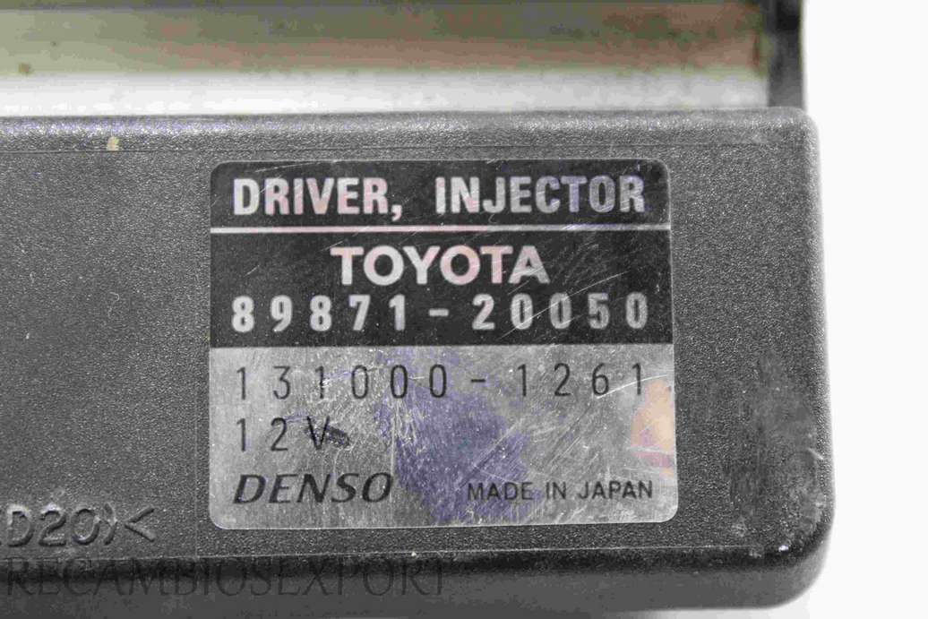 Centralita control de inyeccion Toyota Avensis 8987120050 89871-20050 1310001261 131000-1261 Denso - foto 2