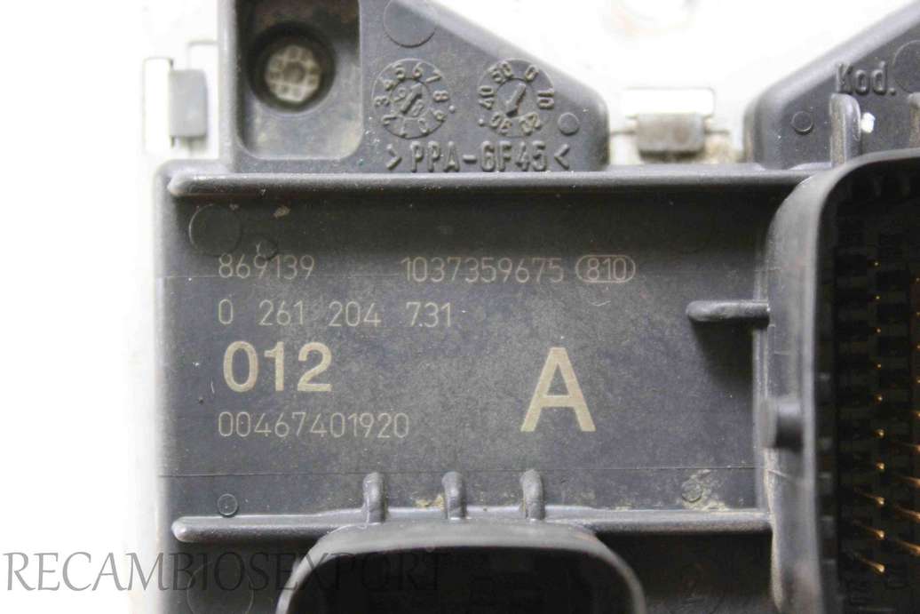 Centralita del motor Alfa Romeo Fiat Coupe 869139 0261204731 0 261 204 731 00467401920 1037359675 - foto 2