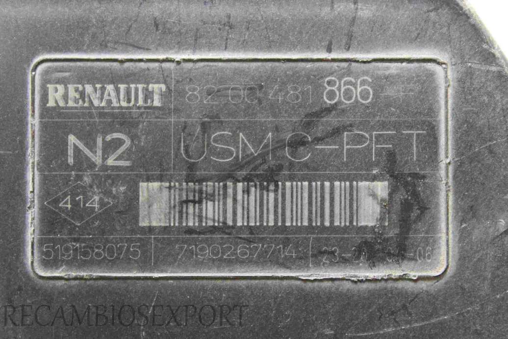 Caja de fusibles Renault Megane Scenic 8200481866-F 82 00 481 866 519158075 - foto 2