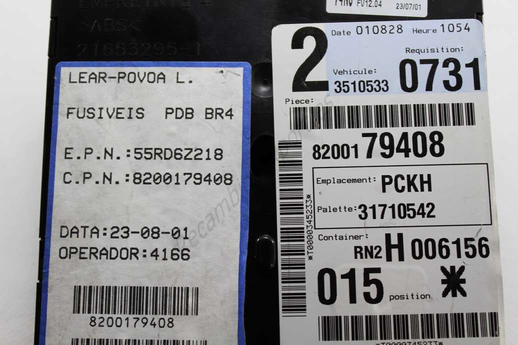 Caja Fusible Renault Laguna 8200179408 55RD6Z218 - foto 2