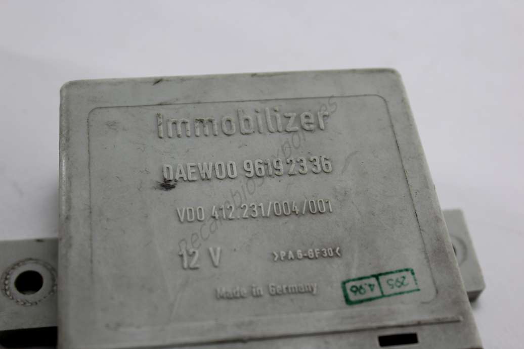 Inmovilizador Daewoo Nexia Espero DWMC 96192336 VD0412231004/001 412 231 004 001 - foto 2