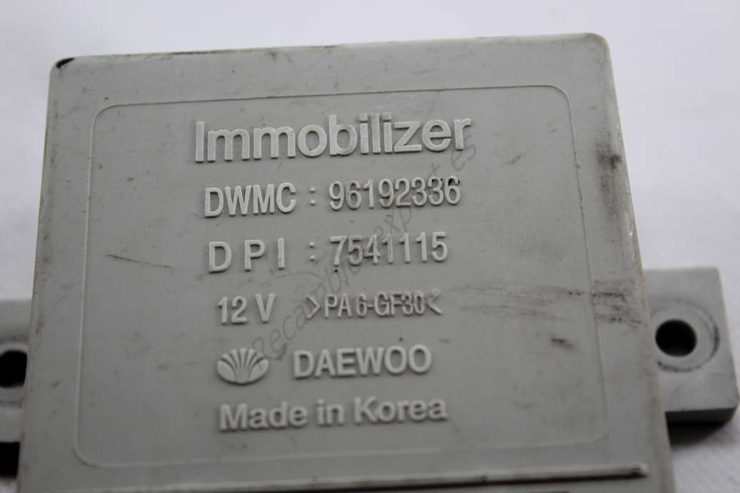 Inmovilizador Daewoo Nexia Espero DWMC 96192336 7541115 - foto 2