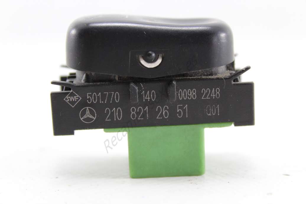 Interruptor de calefacción Mercedes W210 S210 W202 S202 W168 2108212651 210 821 26 51 - foto 2
