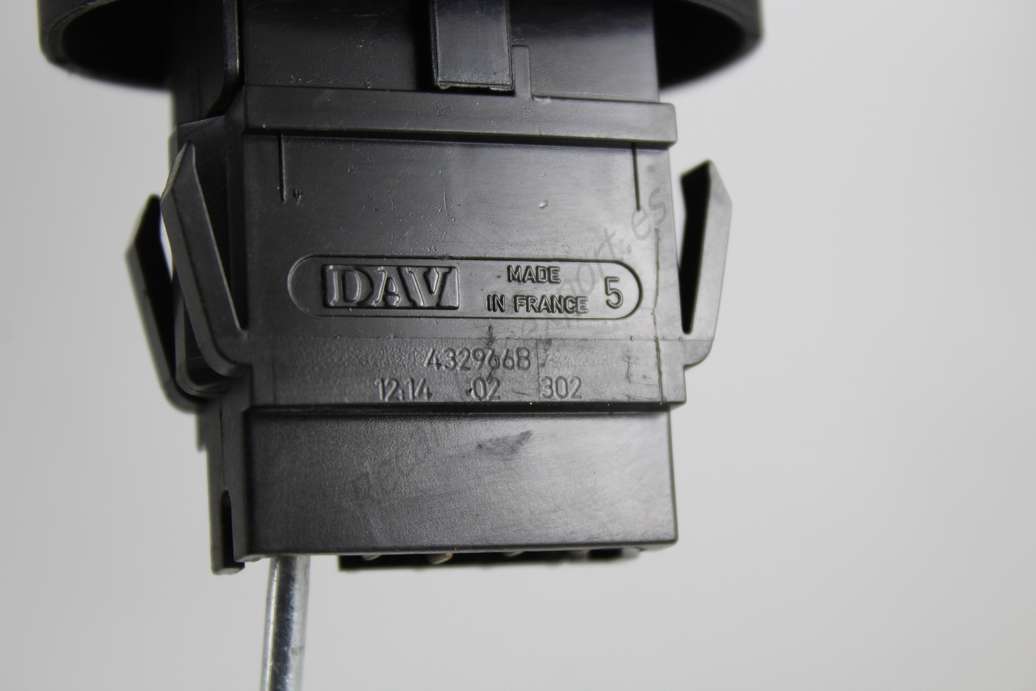 Interruptor de calefacción Renault Megane 432966B DAV - foto 2