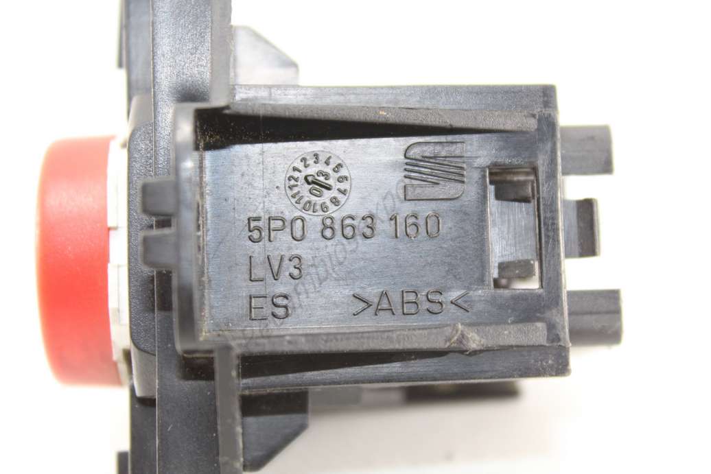 Interruptor de luz Seat Altea Peligro 5P0863160 5P0 863 160 - foto 2