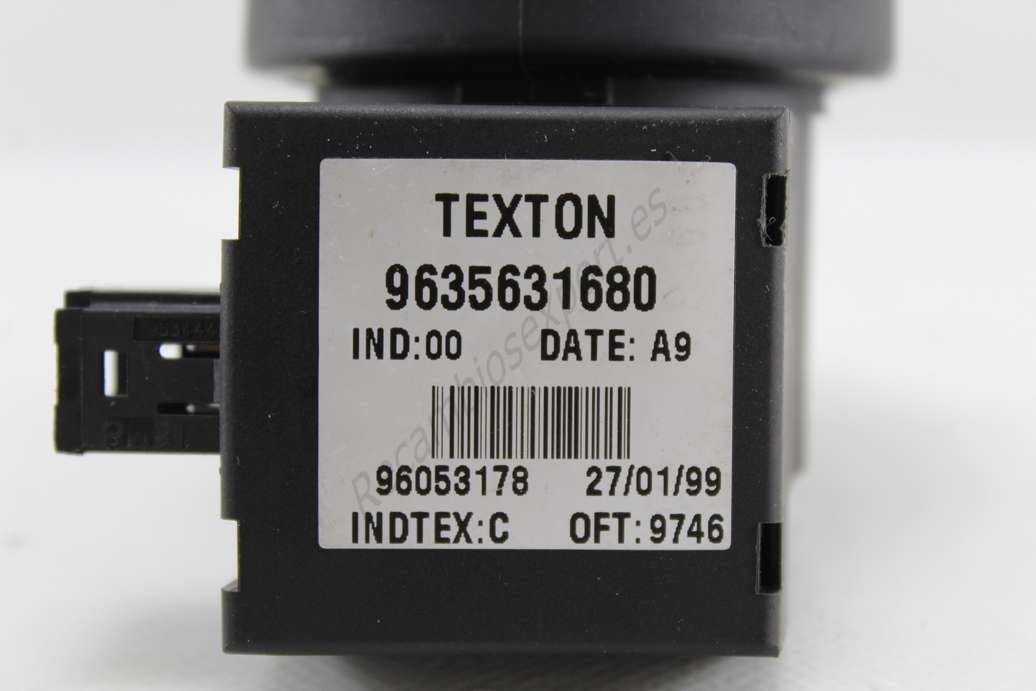 Lector de llave inmovilizador Citroen Xantia 9635631680 96053178 Index C Date A9 - foto 2