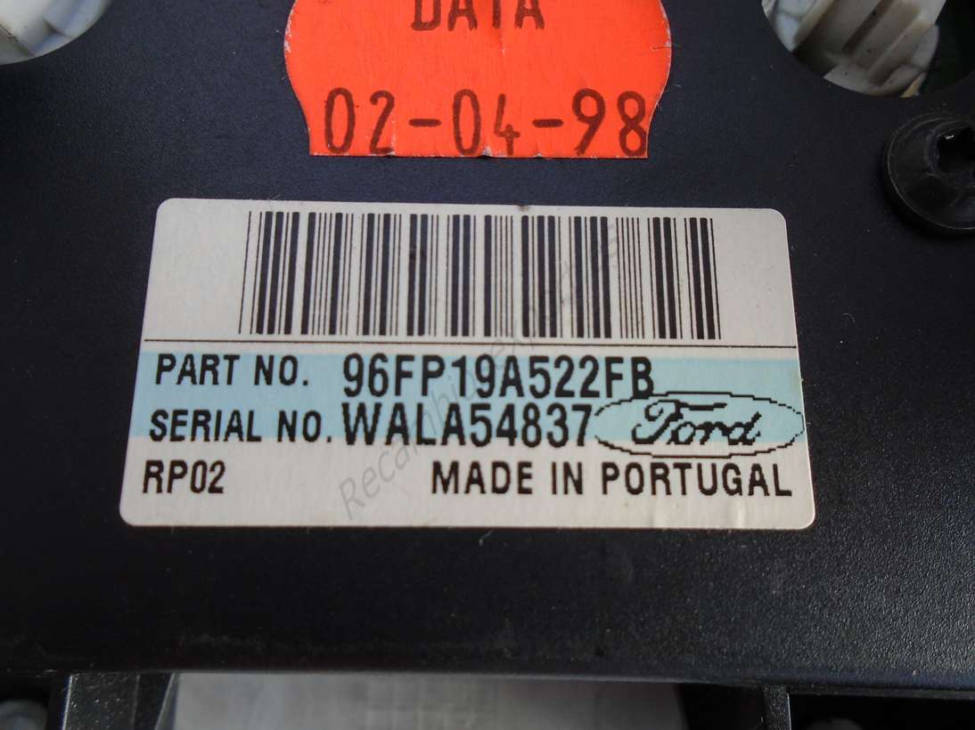 Mando calefaccion Aire acondicionado Ford Fiesta Berlina 96FP19A522FB WALA54837 - foto 2