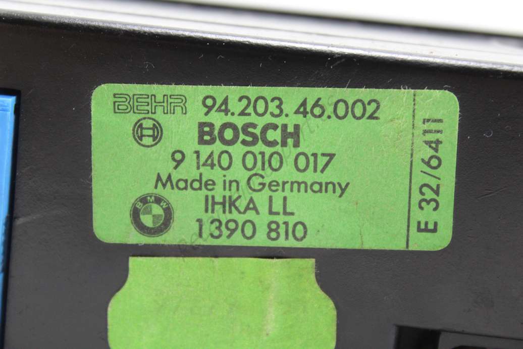 Mando de calefaccion BMW E32 E34 1390810 1 390 810  Bosch 9140010017 9 140 010 017 Behr 9420346002 94.203.46.002 - foto 2