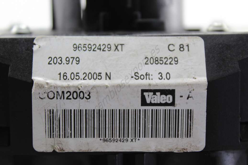 Mando de limpiaparabrisas Peugeot 407 96592429XT 96592429 XT Valeo - foto 2