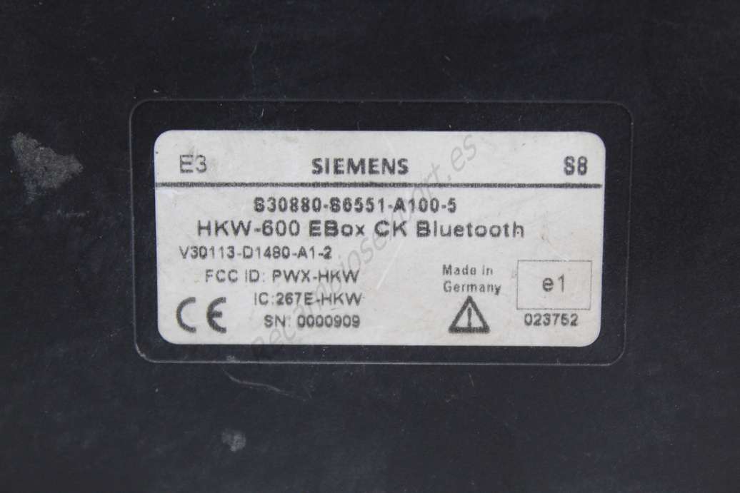 Modulo Bluetooth HKW-600 EBOX CK Siemens S30880-S6551-A100-5 S30880S6551A1005 V30113-D1480-A1-2 V30113D1480A12 HKW-600 HKW600 - foto 2