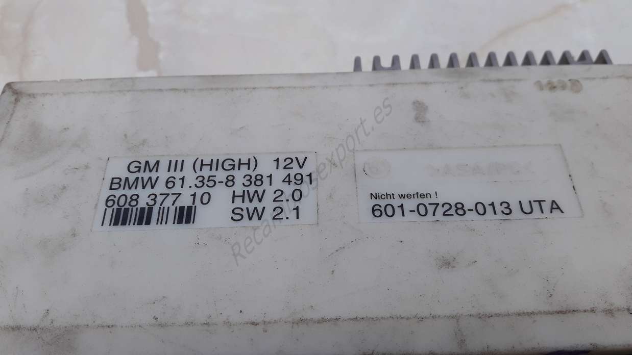 Modulo basico BMW E38 E39 61358381491 61.35-8 381 491 60837710 - foto 2