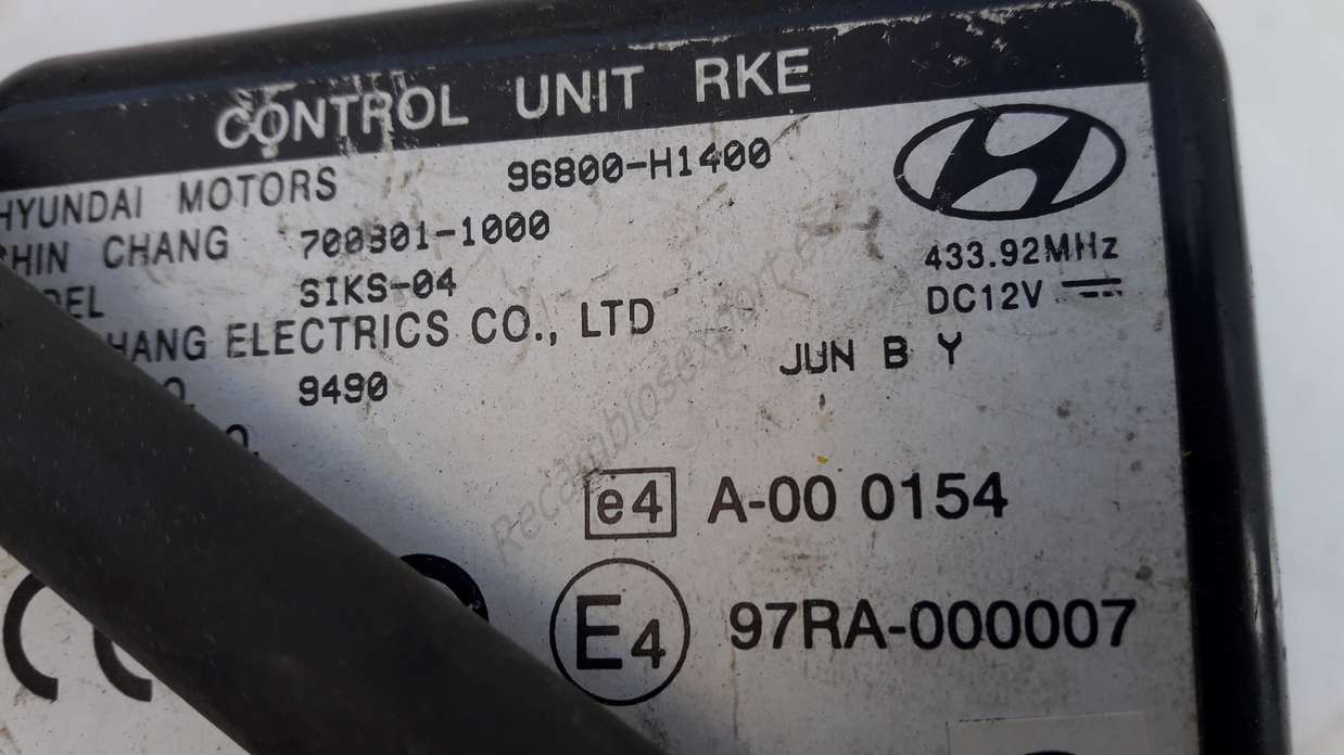 Modulo cierre centralizado Hyundai Terracan 96800H1400 96800 H1400 7008011000 700801 1000 - foto 2
