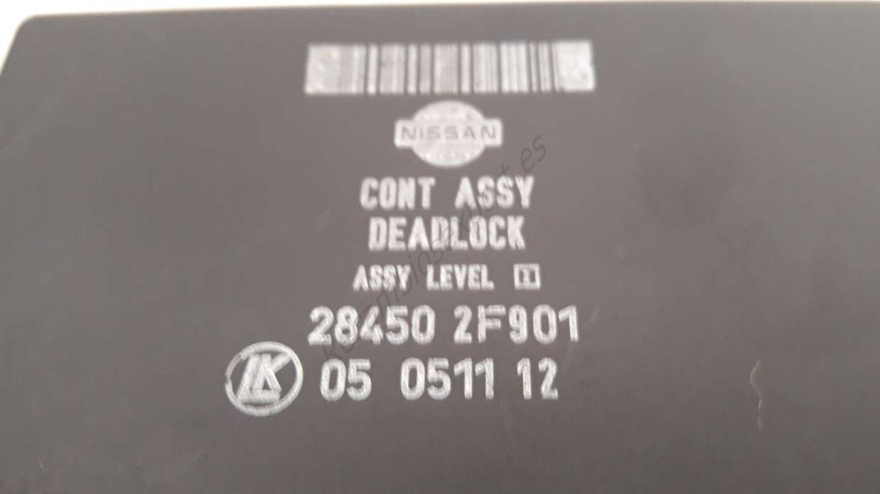 Modulo cierre centralizado Nissan Primera 284502F901 28450 2F901 LK 05051112 05 0511 12 - foto 2