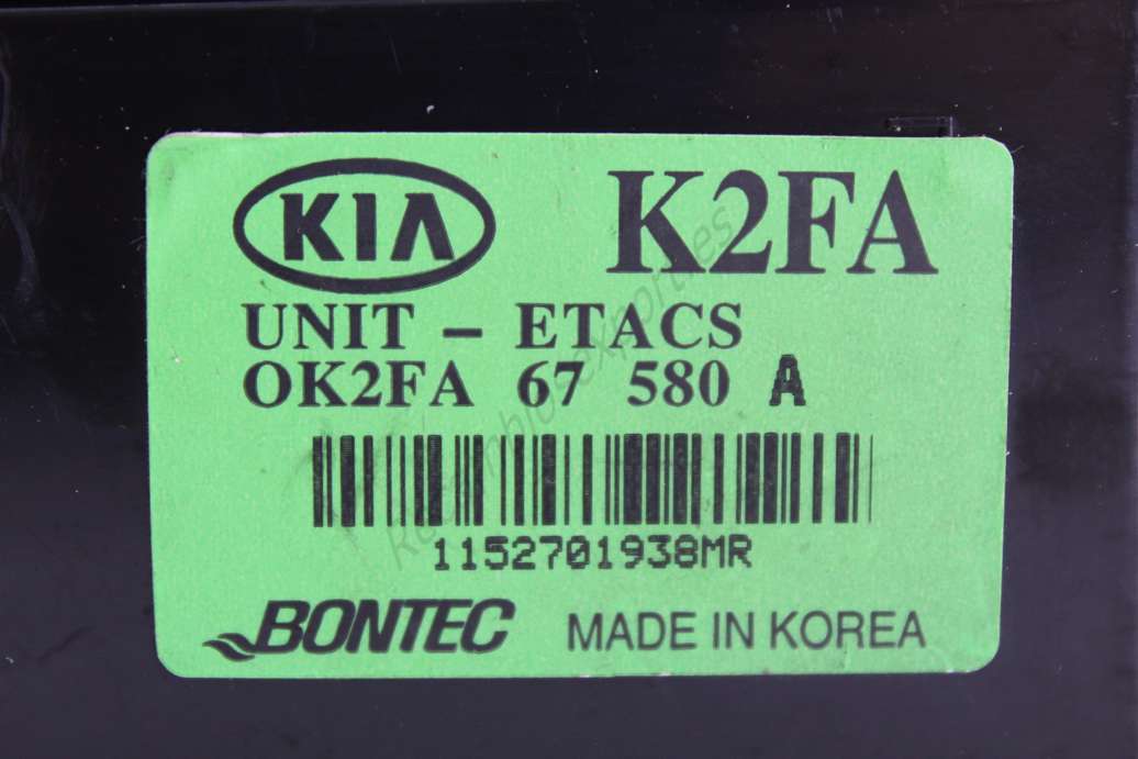 Modulo de control kia carens 0k2fa67580a 0k2fa 67 580 a ok2fa67580a ok2fa 67 580 a - foto 2