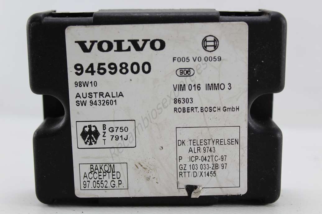 Modulo inmovilizador Volvo V70 S70 C70 - foto 2