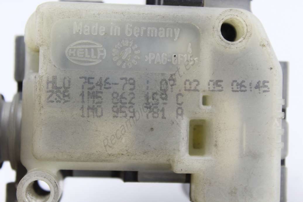Motor cierre centralizado porton Seat Ibiza Cordoba 1M5862159C 1M5 862 159 C 1M0959781A 1M0 959 781 A - foto 2
