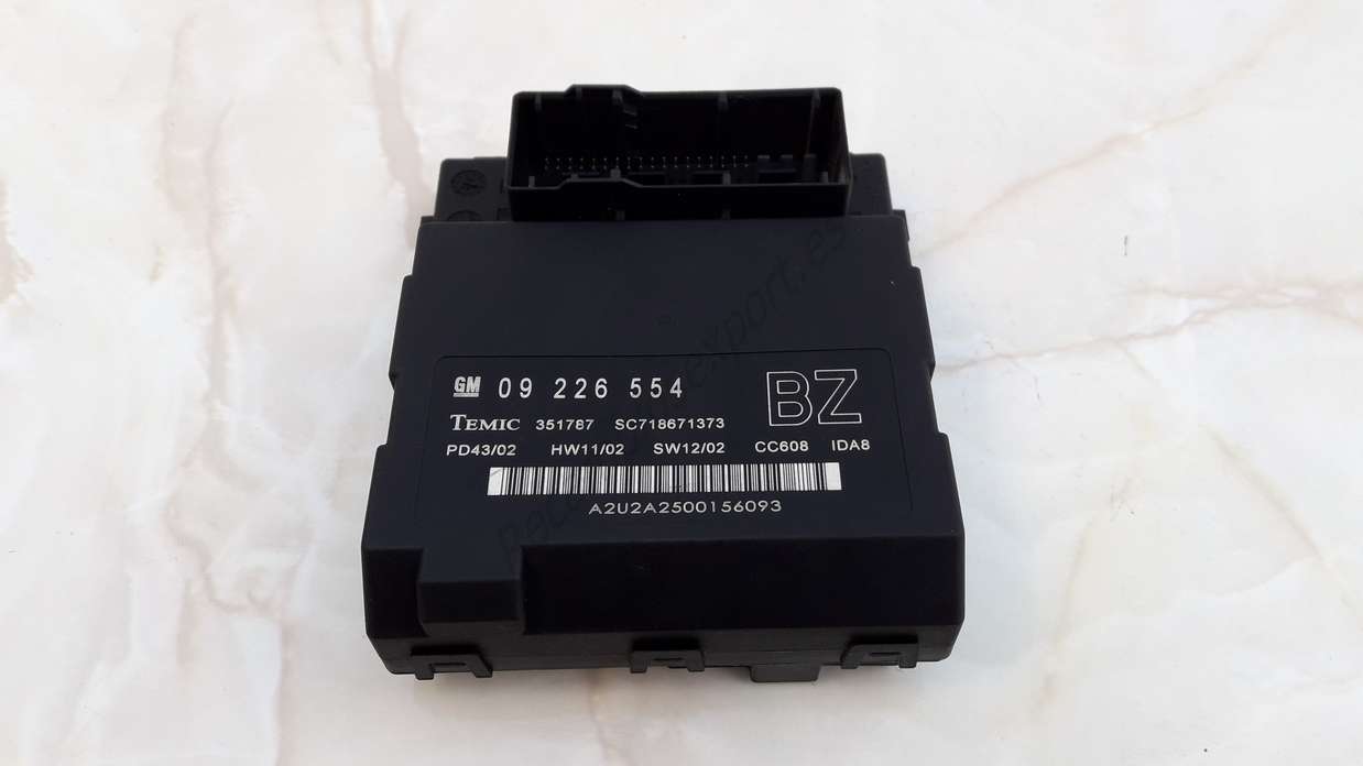 Módulo de control de la carrocería Opel Vectra C 09226554 BZ 09226554BZ 09 226 554 BZ TEMIC 351787 - foto 1