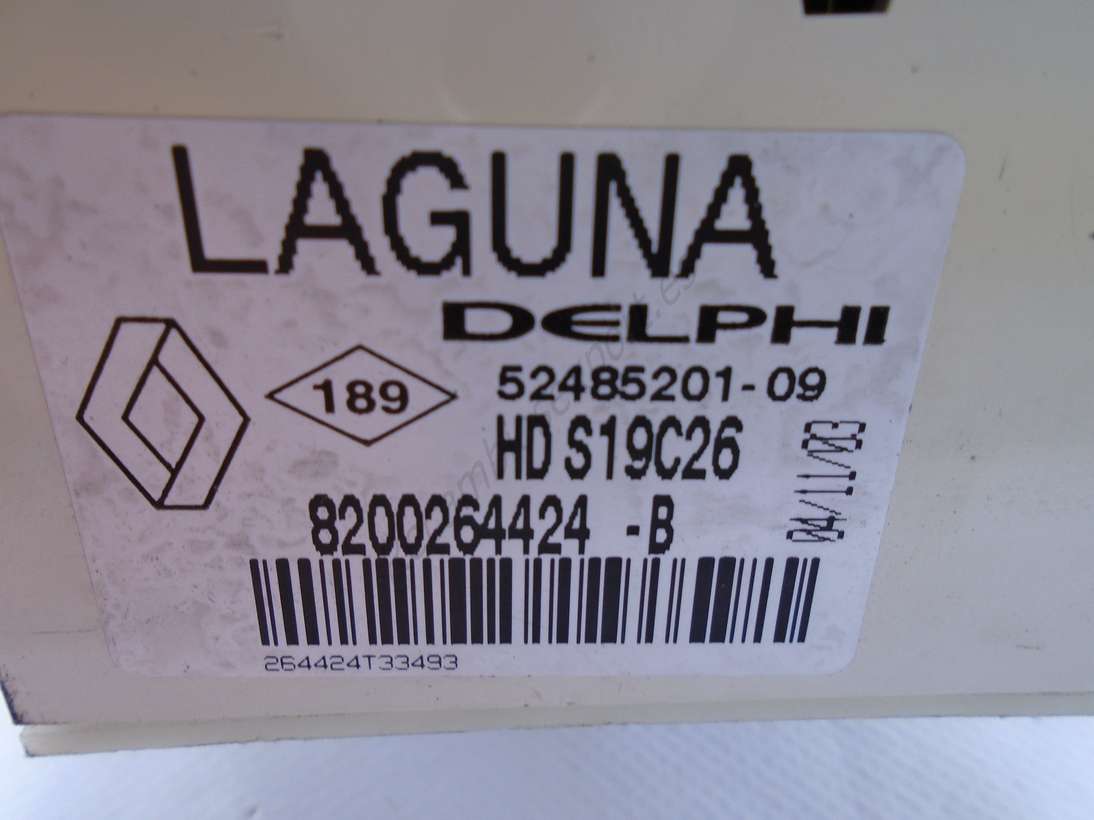 Panel clima DELPHI RENAULT LAGUNA 8200264424B 52485201-09 52485201 09 5248520109 HD S19C26 HDS19C26 - foto 2