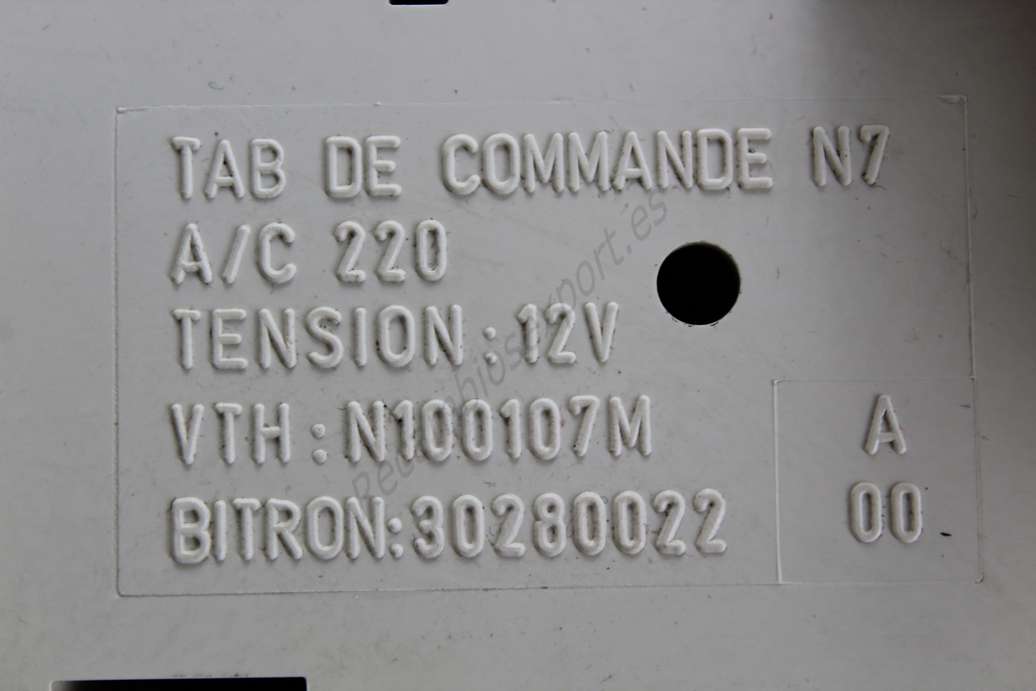 Panel de control clima Citroen Xsara N100107M BITRON 30280022 - foto 2