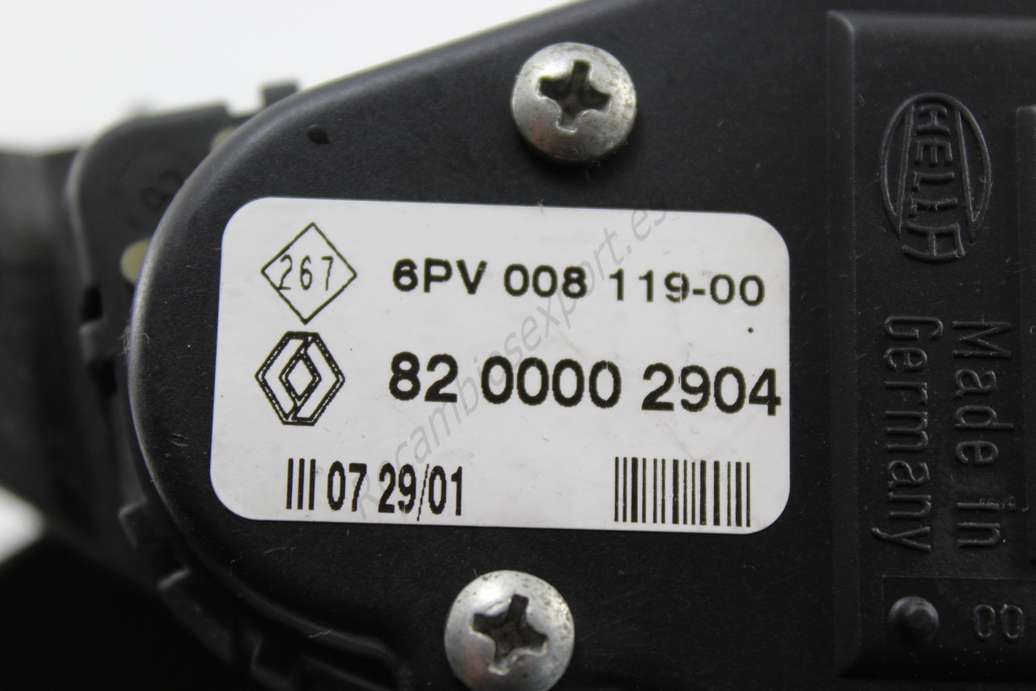 Pedal Acelerador Renault Laguna 8200002904 - foto 2