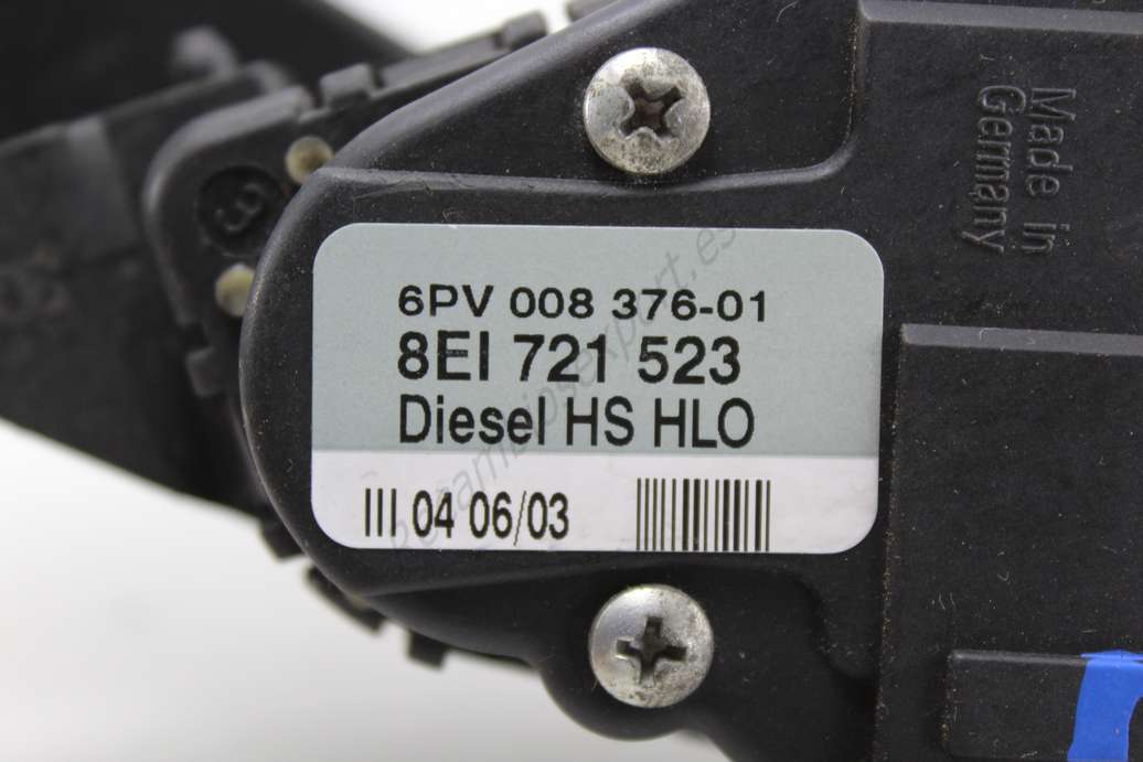 Pedal acelerador Audi A4 B6 8E 8E1721523 8E1 721 523 8EI721523 8EI 721 523 6PV00837601 6PV 008 376-01 - foto 2