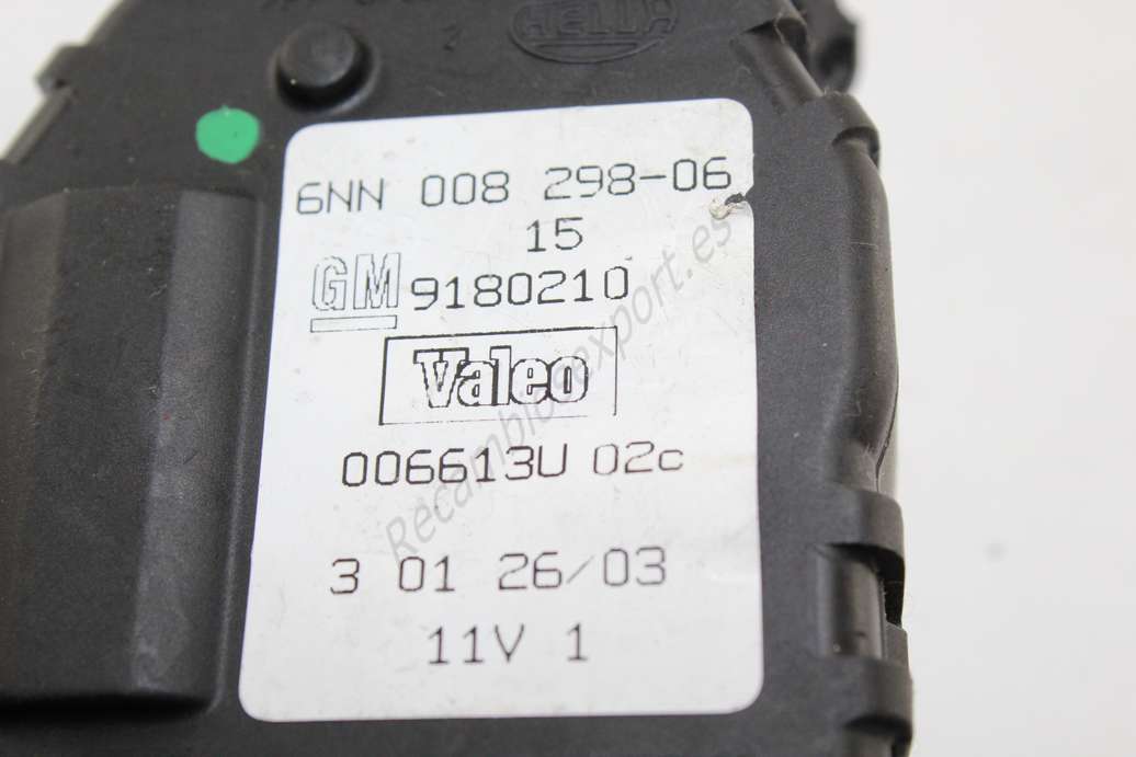 Servomotor actuador calefacción clima Opel Vectra C 6NN00829806 6NN 008 298-06 GM 9180210 Valeo - foto 2