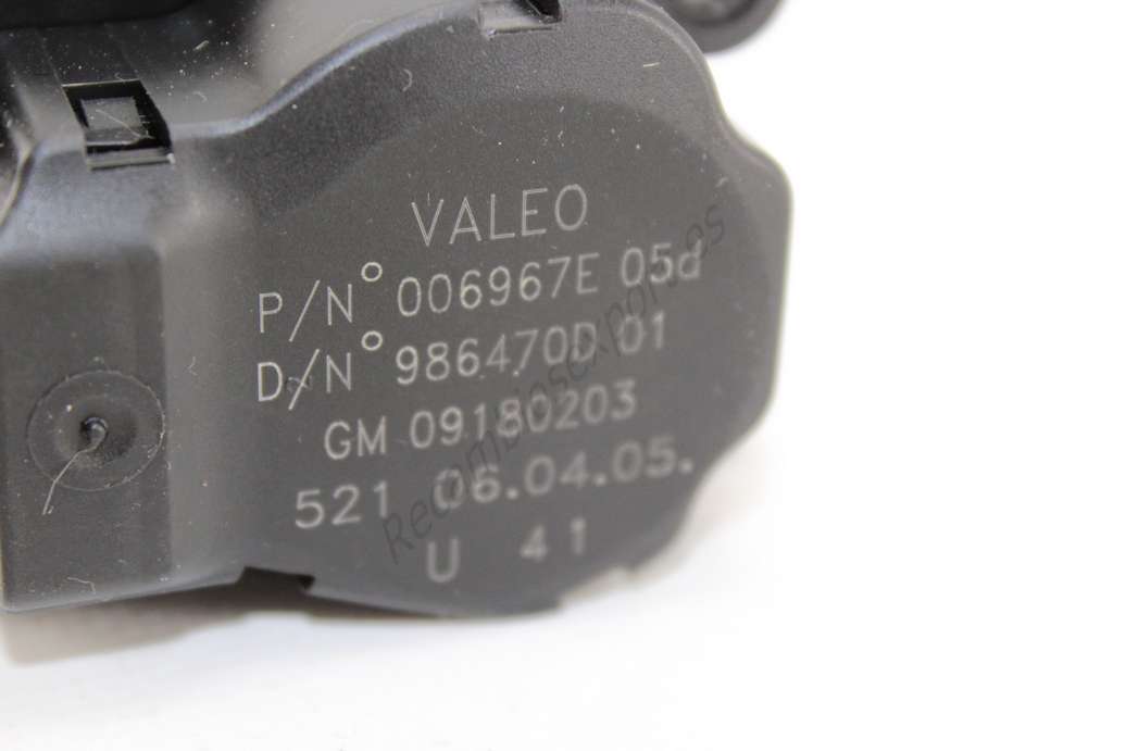 Servomotor calefacción clima Opel Vectra C GM 09180203 VALEO 006967E05D 006967E 05D 986470D01 986470D 01 - foto 2