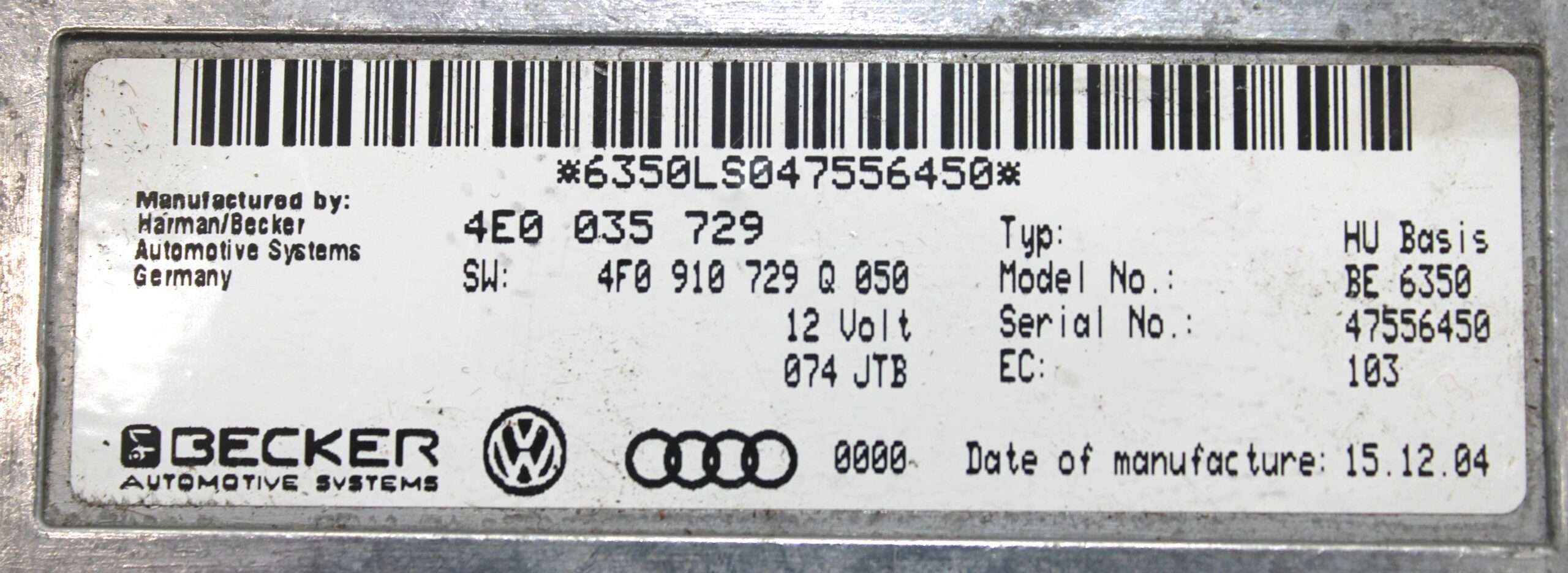 Centralita Sistema de Navegación Audi A6 - foto 2