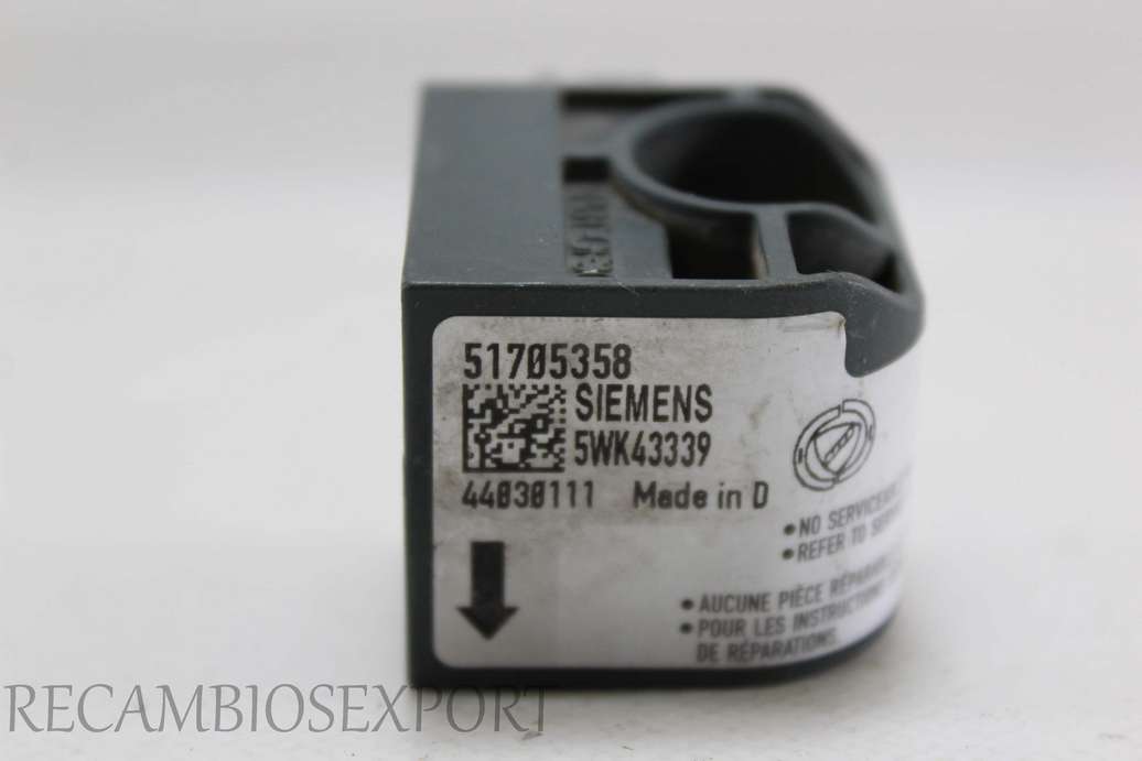 Sensor de airbag Fiat Stilo 51705358 Siemens 5WK43339 - foto 2
