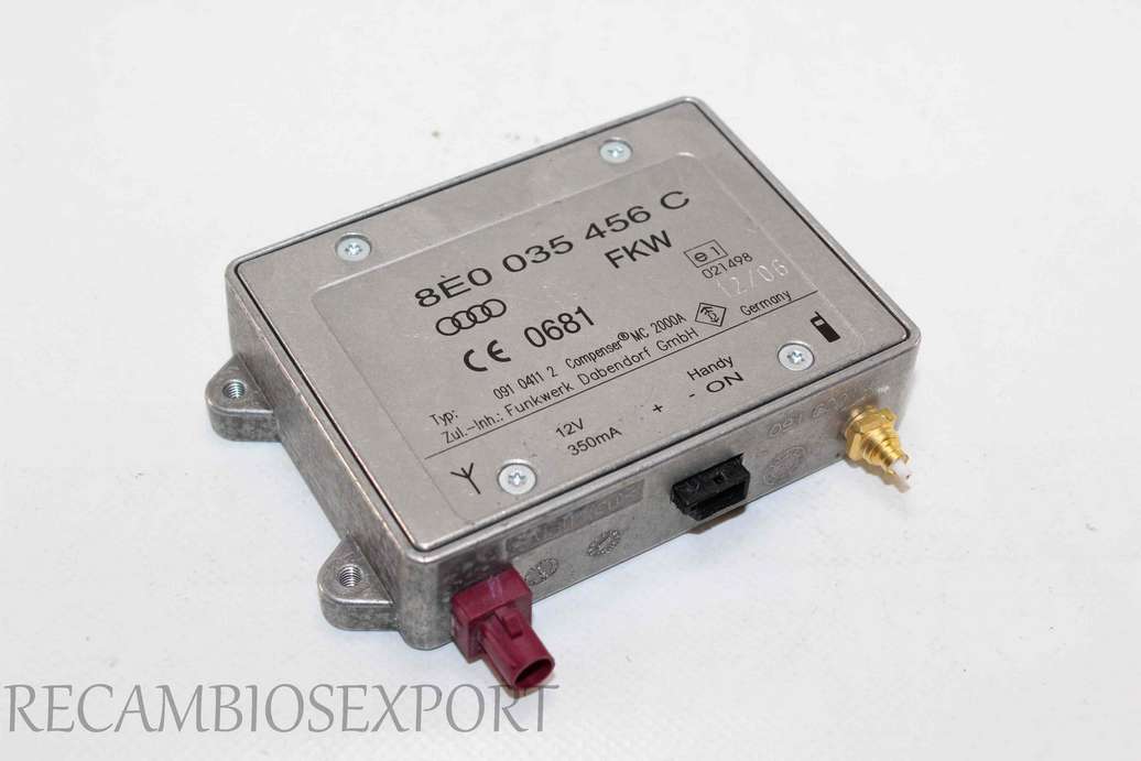 Amplificador de la antena Audi A6 8E0035456C 8E0 035 456 C - foto 1