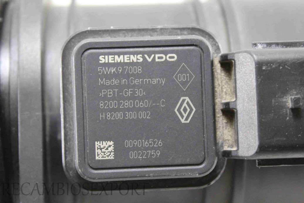 Caudalimetro Renault Opel Nissan Suzuki 8200280060C 8200 280 060--C H8200300002 H 8200 300 002 Siemens 5WK97008 5WK97008 - foto 2