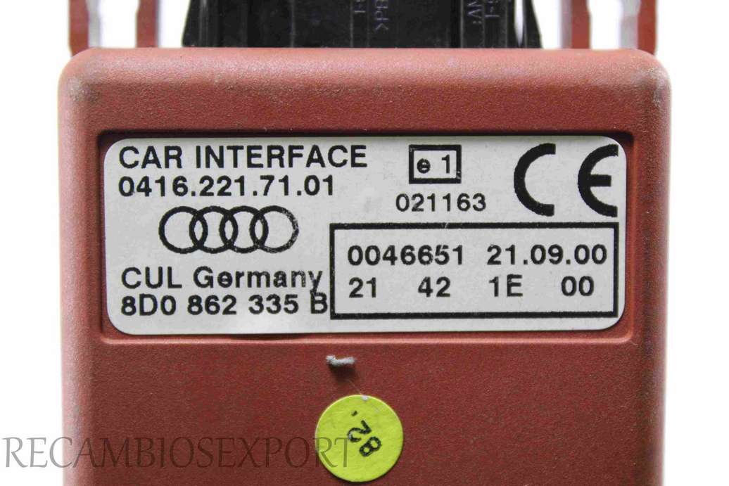 Centralita telefono Audi A4 B5 VW Passat 8D0862335B 8D0 862 335 B 04162217101 0416.221.71.01 - foto 3