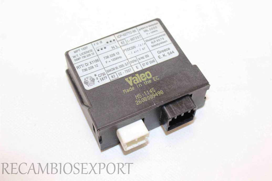 Modulo de control de alarma Rover 600 Honda Civic 2608009498 VALEO 73622812 736 228 12 - foto 1