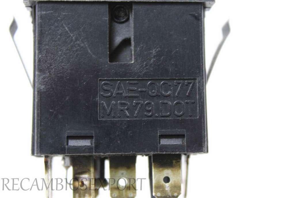 Interruptor Hazard Volkswagen Golf MR79DOT MR79.DOT SAEQC77 SAE-QC77 - foto 2
