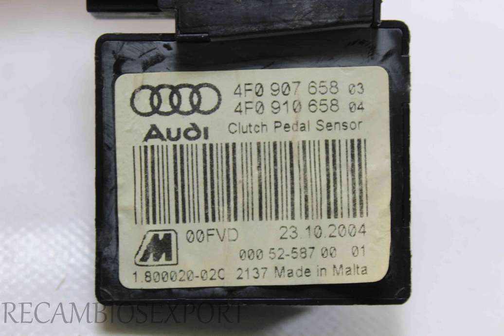 Sensor de pedal del embrague Audi A6 4F 4F0907658 4F0 907 658 4F0910658 4F0 910 658 - foto 2