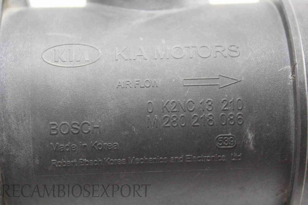 Caudalimetro Kia Shuma 0K2NC13210 0 K2NC 13 210 M280218086 M 280 218 086 - foto 2