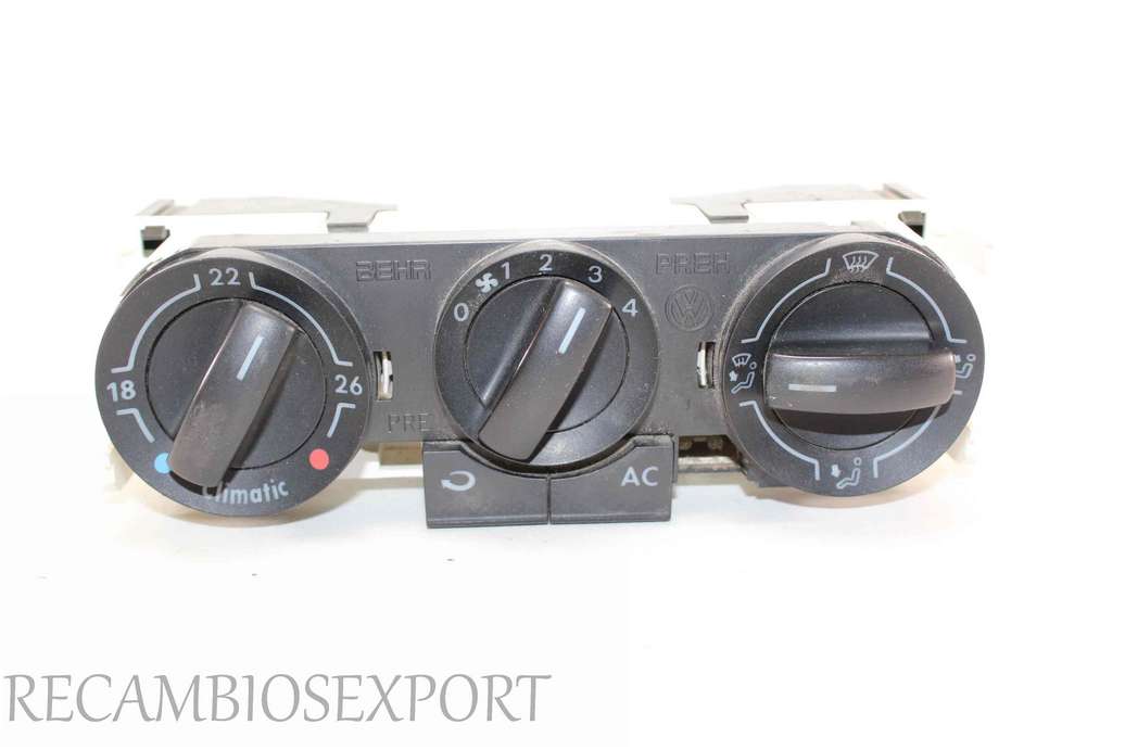 Panel de clima VW Polo Skoda Fabia Seat Ibiza 6Q0819445 6Q0 819 445 - foto 1