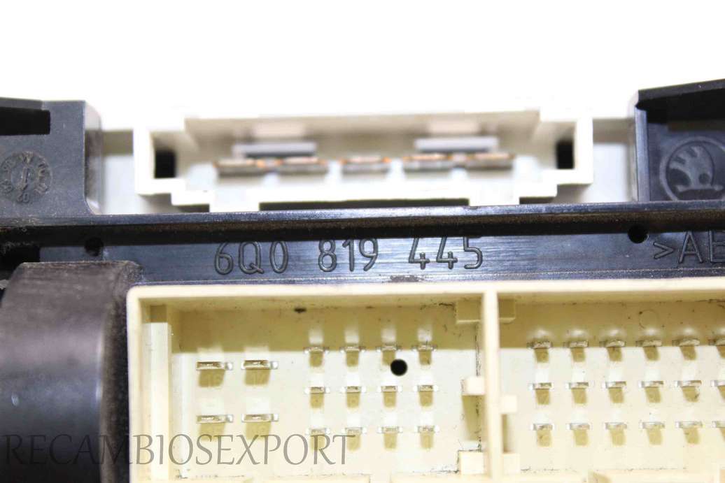 Panel de clima VW Polo Skoda Fabia Seat Ibiza 6Q0819445 6Q0 819 445 - foto 2