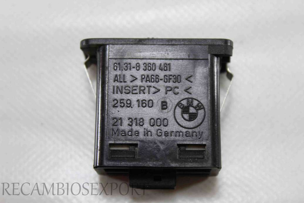 Interruptor de nivelación de faros BMW E39 61318360461 61.31-8 360 461 21318000 21 318 000 - foto 2