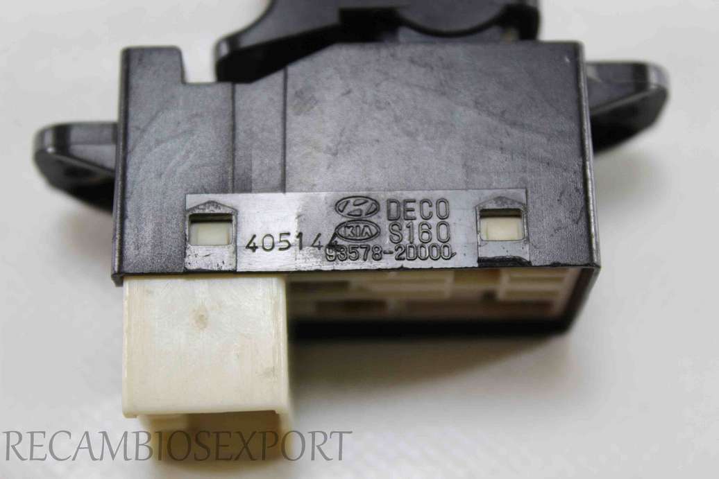 Interruptor de elevalunas Hyundai Terracan Kia Rio 935782D000 93578-2D000 Deco 621W03620 - foto 2