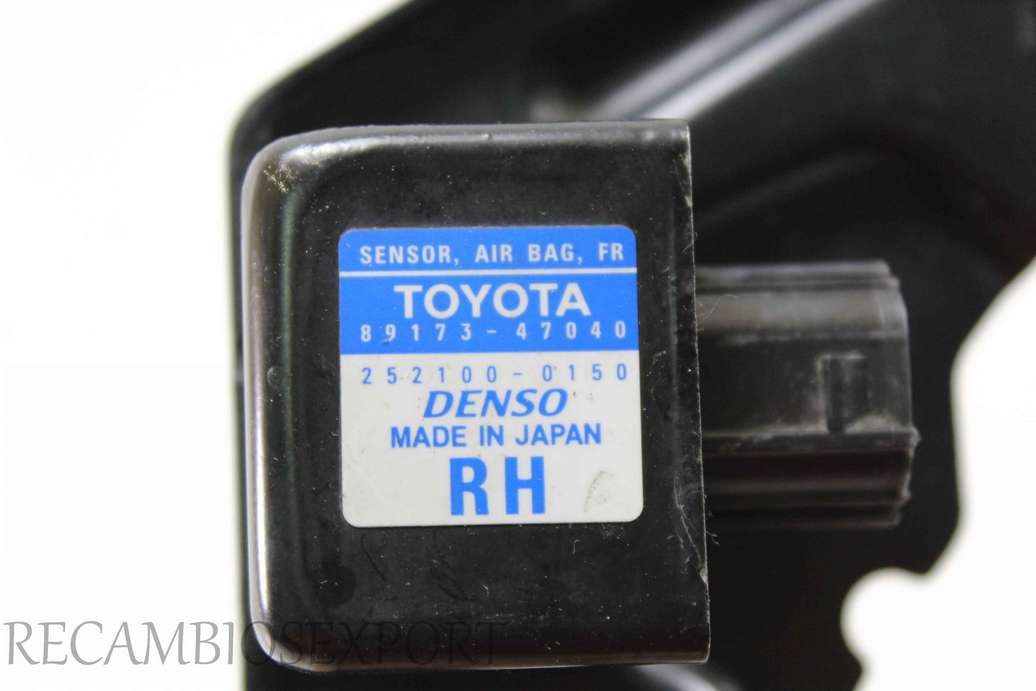 Sensor de airbag Toyota Prius 8917347040 89173-47040 2521000150 252100-0150 Denso - foto 2