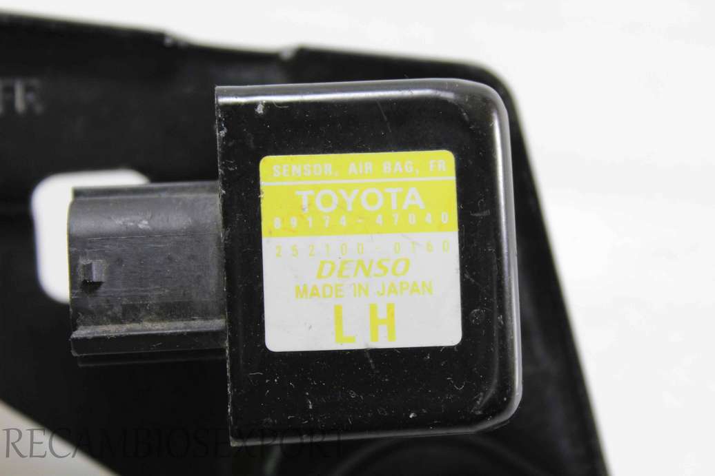 Sensor de airbag Toyota Prius 8917447040 89174-47040 2521000160 252100-0160 Denso - foto 2