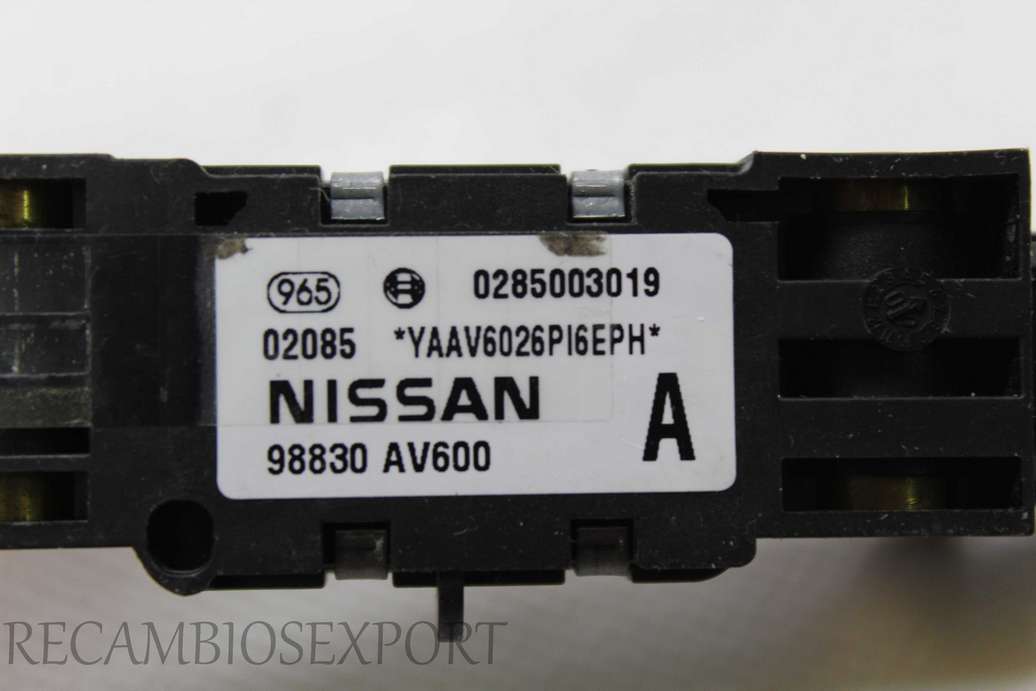 Sensor de airbag Nissan Primera 0285003019 98830AV600 98830-AV600 - foto 2