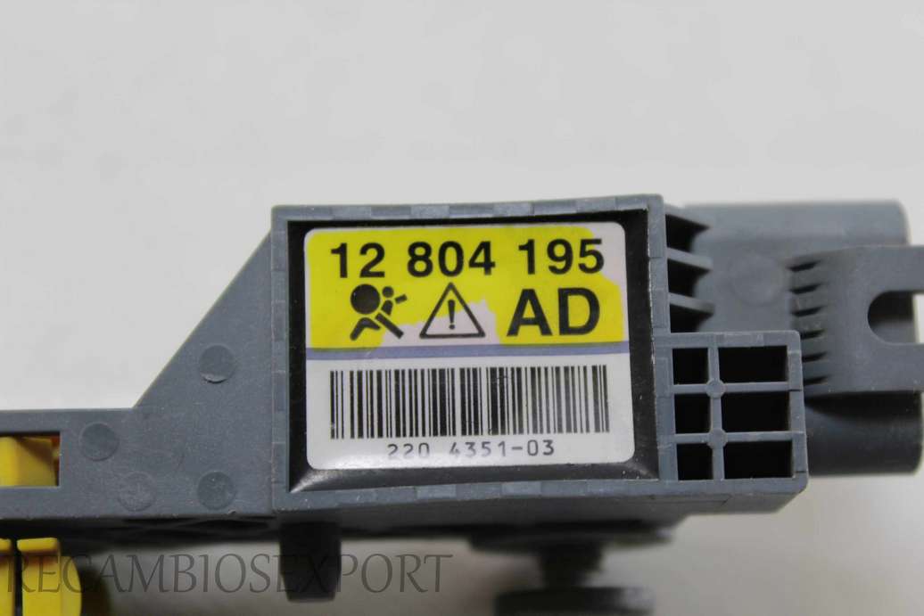 Sensor de airbag SAAB 9-3 93 12804195 12 804 195 AD 220435103 220 4351-03 - foto 2