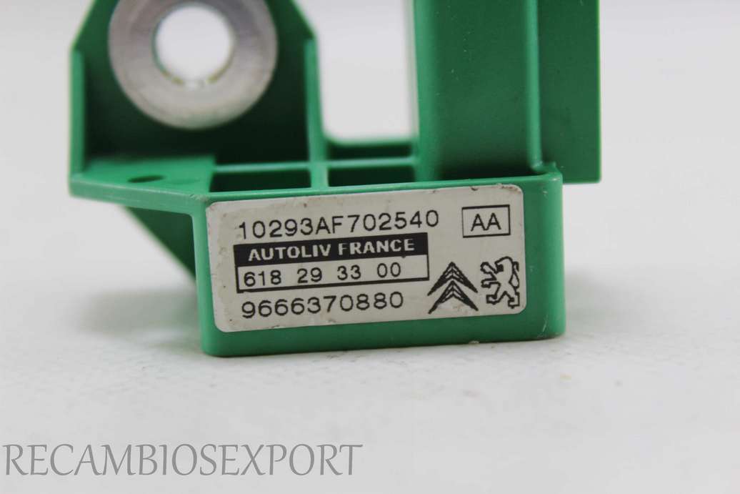Sensor de airbag Citroen C3 Peugeot 308 9666370880 Autoliv 618293300 618 29 33 00 - foto 2